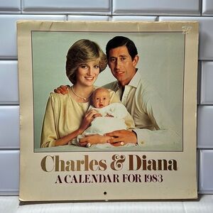 CHARLES & Diana 1983 Calendar For Collectors / Ephemera
